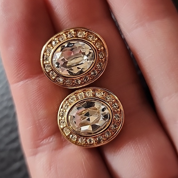 VTG Swarovski earrings - Picture 1 of 8